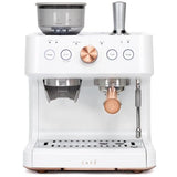Café Bellissimo Semi Automatic Espresso Machine + Milk Frother | WiFi Connected, Smart Home Kitchen Essentials | Built - In Bean Grinder, 15 - Bar Pump & 95 - Ounce Water Reservoir | Matte White - electronicsexpo.com - Coffee Machines