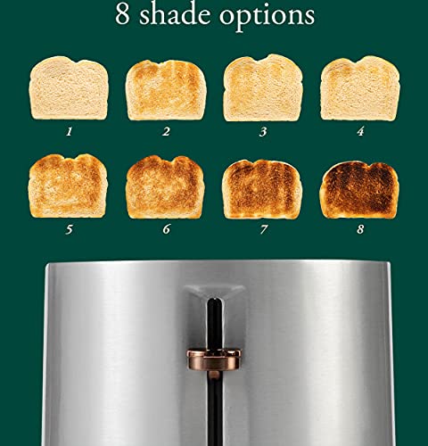Café Express Finish 2 - Slice Toaster | Extra - Wide Slots, Extra Lift for Waffles, Pastries, Texas Toast & More | 4 Pre - Set Functions, 8 Shade Options | Countertop Kitchen Essentials | Matte White - electronicsexpo.com - Coffee Machines