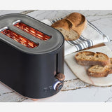Café Express Finish 2 - Slice Toaster | Extra - Wide Slots, Extra Lift for Waffles, Pastries, Texas Toast & More | 4 Pre - Set Functions, 8 Shade Options | Countertop Kitchen Essentials | Matte Black - electronicsexpo.com - Coffee Machines