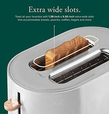 Café Express Finish 2 - Slice Toaster | Extra - Wide Slots, Extra Lift for Waffles, Pastries, Texas Toast & More | 4 Pre - Set Functions, 8 Shade Options | Countertop Kitchen Essentials | Matte White - electronicsexpo.com - Coffee Machines