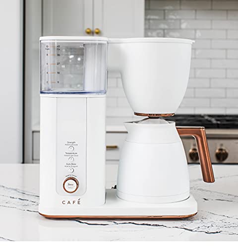 Café Specialty Drip Coffee Maker | 10 - Cup Insulated Thermal Carafe | WiFi Enabled Voice - to - Brew Technology | Smart Home Kitchen Essentials | SCA Certified, Barista - Quality Brew | Matte White - electronicsexpo.com - Coffee Machines