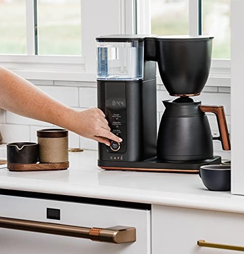 Café Specialty Drip Coffee Maker | 10 - Cup Insulated Thermal Carafe | WiFi Enabled Voice - to - Brew Technology | Smart Home Kitchen Essentials | SCA Certified, Barista - Quality Brew | Matte Black - electronicsexpo.com - Coffee Machines