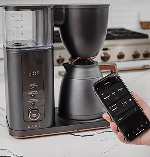 Café Specialty Drip Coffee Maker | 10 - Cup Insulated Thermal Carafe | WiFi Enabled Voice - to - Brew Technology | Smart Home Kitchen Essentials | SCA Certified, Barista - Quality Brew | Matte Black - electronicsexpo.com - Coffee Machines