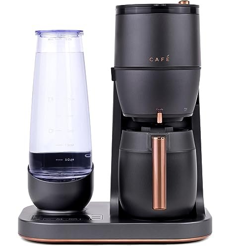Café Specialty Grind and Brew Coffee Maker, Single - Serve Option, 10 - Cup Thermal Carafe, WiFi Enabled Technology, Smart Home Kitchen Essentials, SCA Certified, Barista - Quality Brew, Matte Black - electronicsexpo.com - Coffee Machines