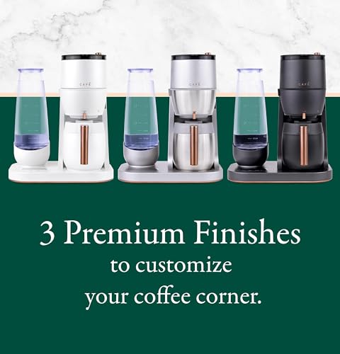 Café Specialty Grind and Brew Coffee Maker, Single - Serve Option, 10 - Cup Thermal Carafe, WiFi Enabled Technology, Smart Home Kitchen Essentials, SCA Certified, Barista - Quality Brew, Stainless Steel - electronicsexpo.com - Coffee Machines