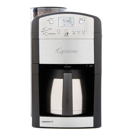 Capresso 465 CoffeeTeam TS 10 - Cup Digital Coffeemaker with Conical Burr Grinder and Thermal Carafe - electronicsexpo.com - Coffee Machines
