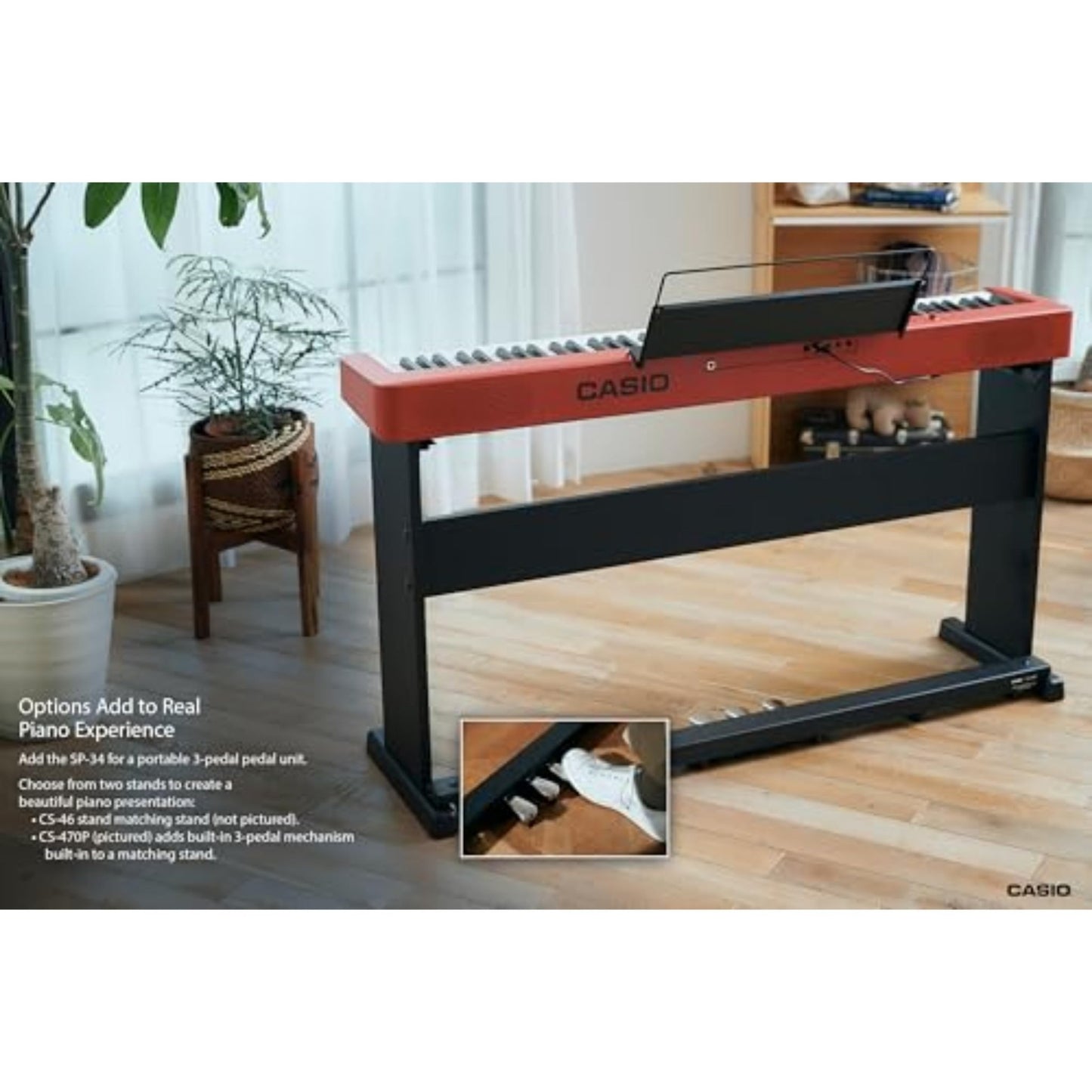 Casio CDP - S160 88 - Key Slim - Body Portable Digital Piano Kit with Stand, Bench, and Pedal - electronicsexpo.com - Digital Pianos