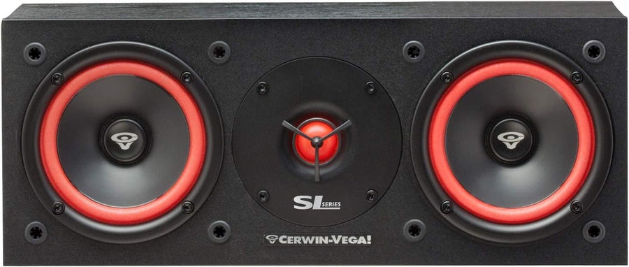 Cerwin - Vega SL - 25C Dual 5 1/4 Center Channel Speaker - electronicsexpo.com - Center Channel Speaker