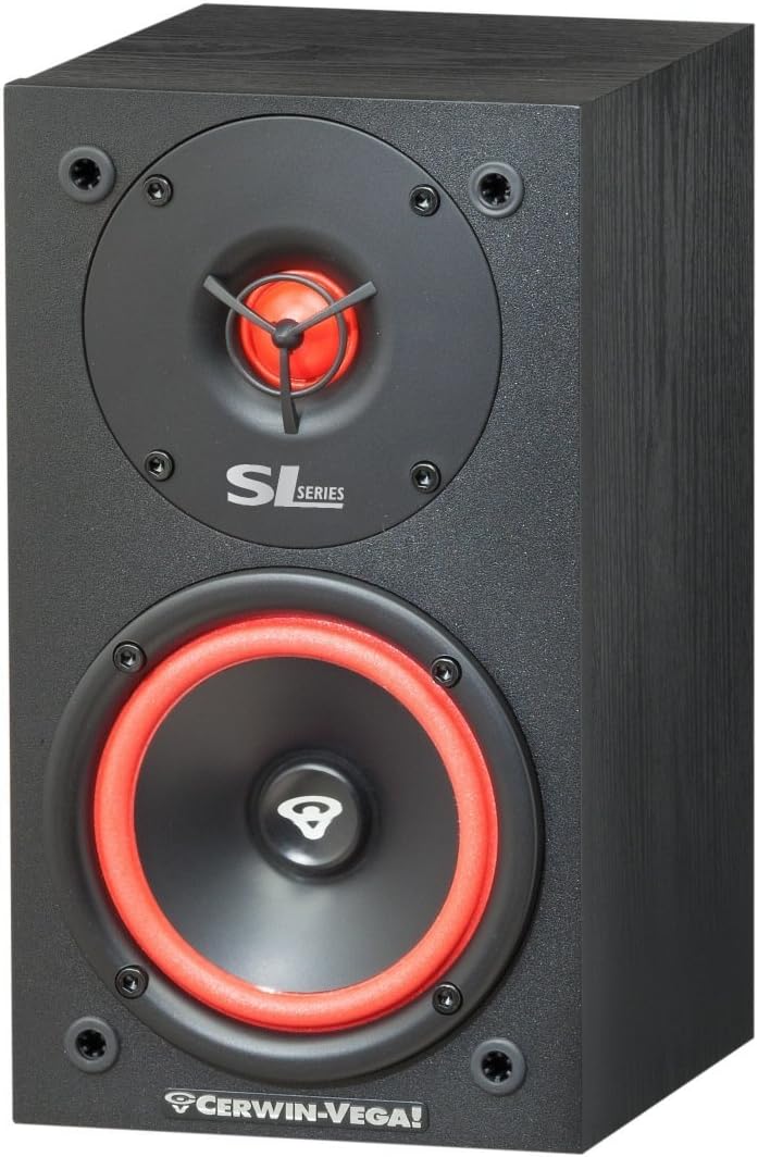 Cerwin - Vega SL - 5M 5 - 1/4" 2 - Way Bookshelf Speakers (Pair) - electronicsexpo.com - Bookshelf Speakers