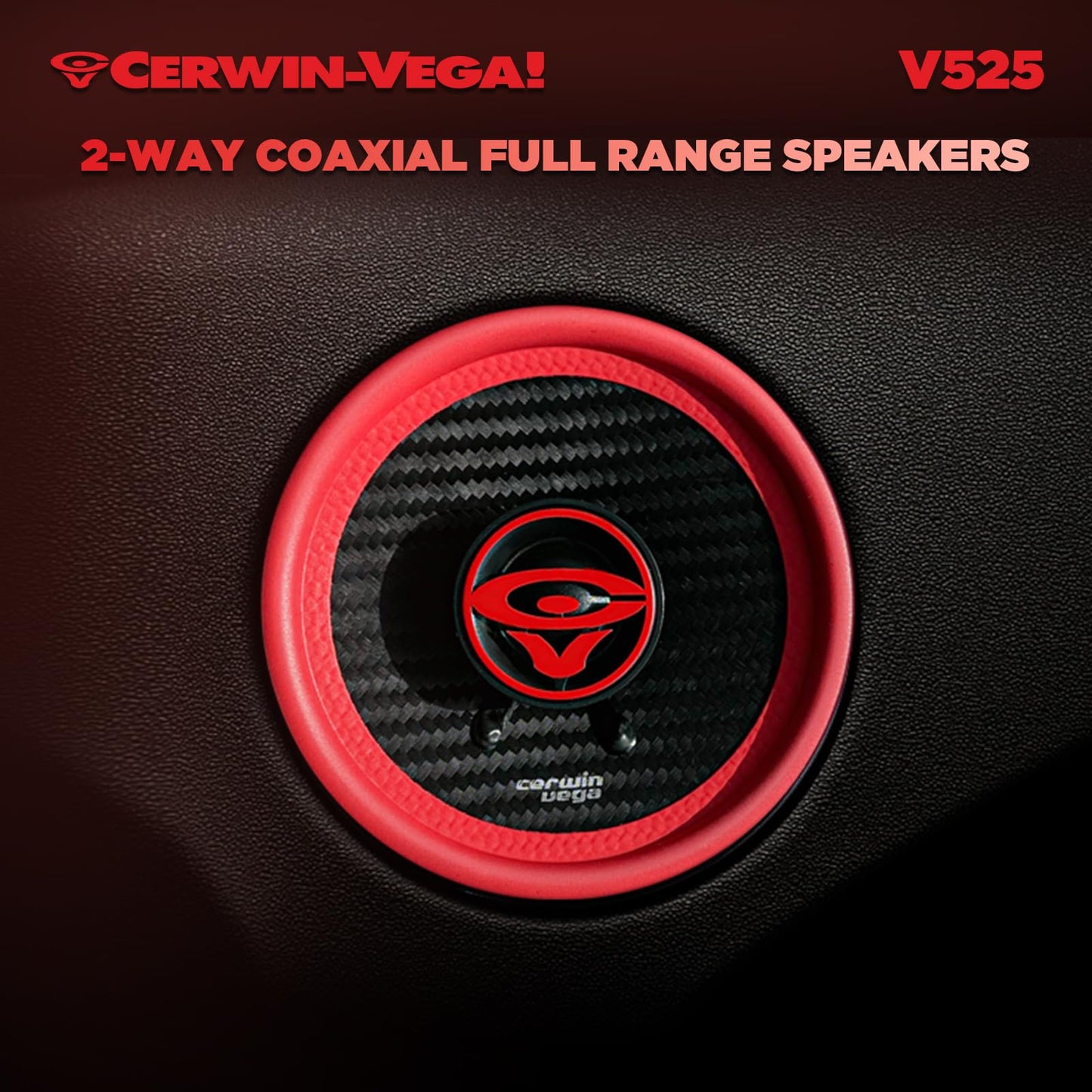Cerwin Vega V525 2025 Edition 5.25" 2 - Way Coaxial Full - Range Car Speakers (Pair) - electronicsexpo.com - Car Speakers