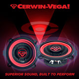 Cerwin Vega V525 2025 Edition 5.25" 2 - Way Coaxial Full - Range Car Speakers (Pair) - electronicsexpo.com - Car Speakers