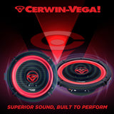 Cerwin Vega V652 2025 Edition 6.5" 2 - Way Coaxial Full - Range Speakers (Pair) - electronicsexpo.com - Car Speakers