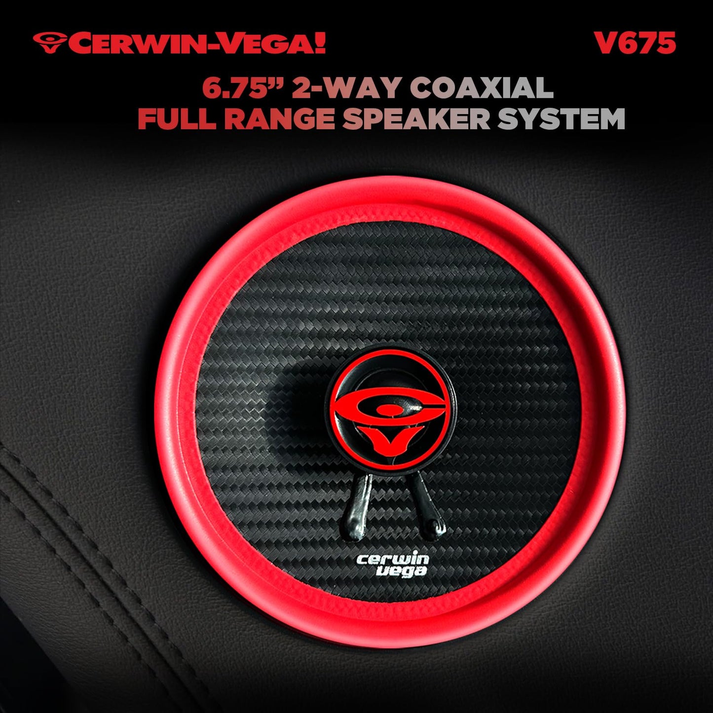 Cerwin Vega V675 2025 Edition 6.75" 2 - Way Coaxial Full - Range Car Speakers (Pair) - electronicsexpo.com - Car Speakers