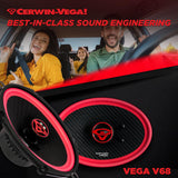 Cerwin Vega V68 2025 Edition 6" x 8" 2 - Way Coaxial Full - Range Car Speakers (Pair) - electronicsexpo.com - Car Speakers
