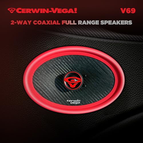 Cerwin Vega V69 2025 Edition 6" x 9" 2 - Way Coaxial Full - Range Car Speakers (Pair) - electronicsexpo.com - Car Speakers