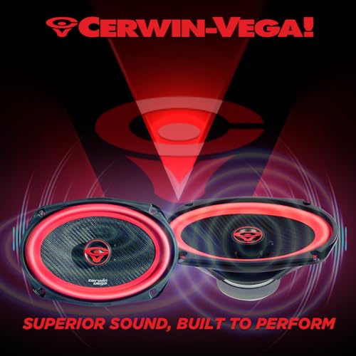 Cerwin Vega V69 2025 Edition 6" x 9" 2 - Way Coaxial Full - Range Car Speakers (Pair) - electronicsexpo.com - Car Speakers