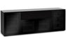 Salamander Designs Oslo 345 AV Cabinet-Black Glass - C/OS345/BG