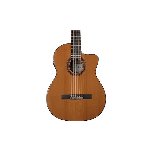 Cordoba 6 C5 - CE CD Classical Acoustic Nylon String Guitar, Iberia Series, Right, Cedar, Cutaway Electric (Withouth Gig Bag) - electronicsexpo.com - Acoustic Guitars