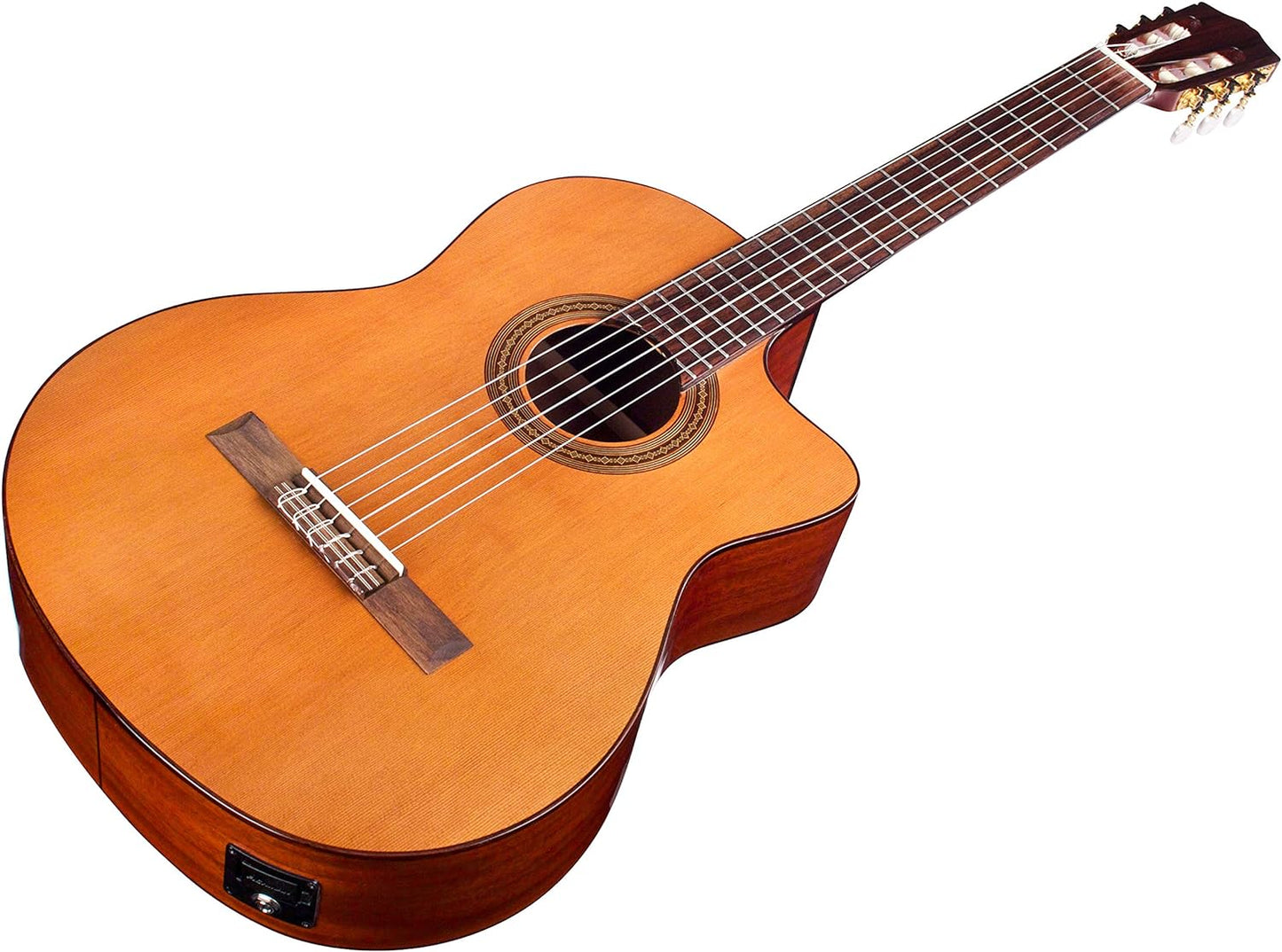 Cordoba 6 C5 - CE CD Classical Acoustic Nylon String Guitar, Iberia Series, Right, Cedar, Cutaway Electric (Withouth Gig Bag) - electronicsexpo.com - Acoustic Guitars