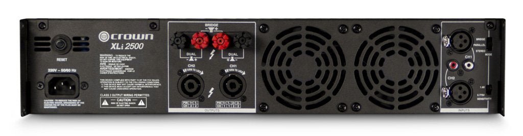 Crown XLi 2500 Two - Channel 750W Power Amplifier - electronicsexpo.com - Amplifiers / Pre - Amps