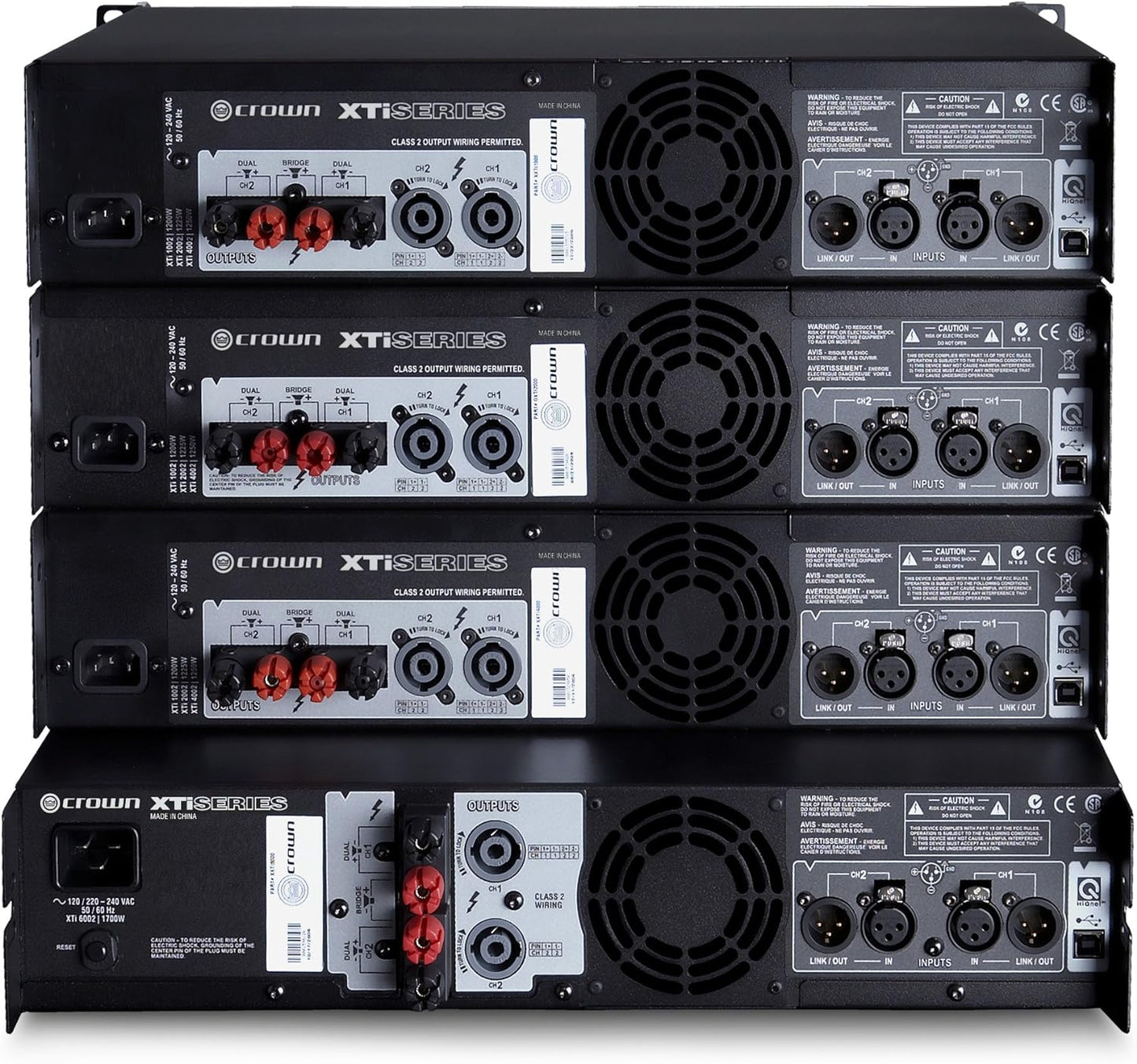 Crown XTi2002 Two - channel, 2000 - Watt at 4Ω Bridged, 800 - Watt at 4Ω Dual, Pro Power Amplifier - electronicsexpo.com - Power Amplifiers