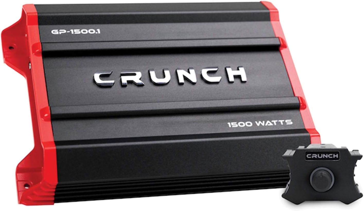 Crunch Ground Pounder GP - 1500.1 1500 Watt Monoblock Amplifier - electronicsexpo.com - Receiver or Amplifier