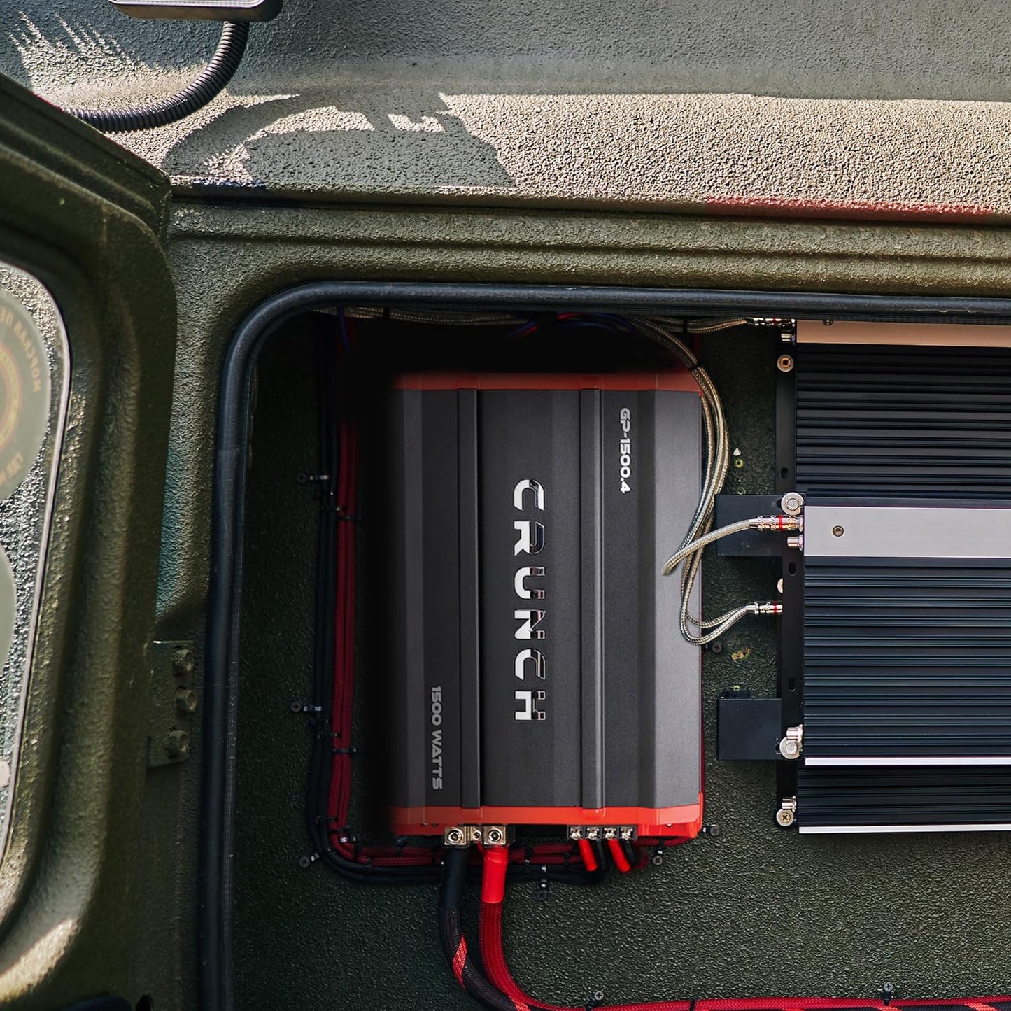Crunch Ground Pounder GP - 1500.4 1500 Watt 4 Channel Amplifier - electronicsexpo.com - Amplifiers