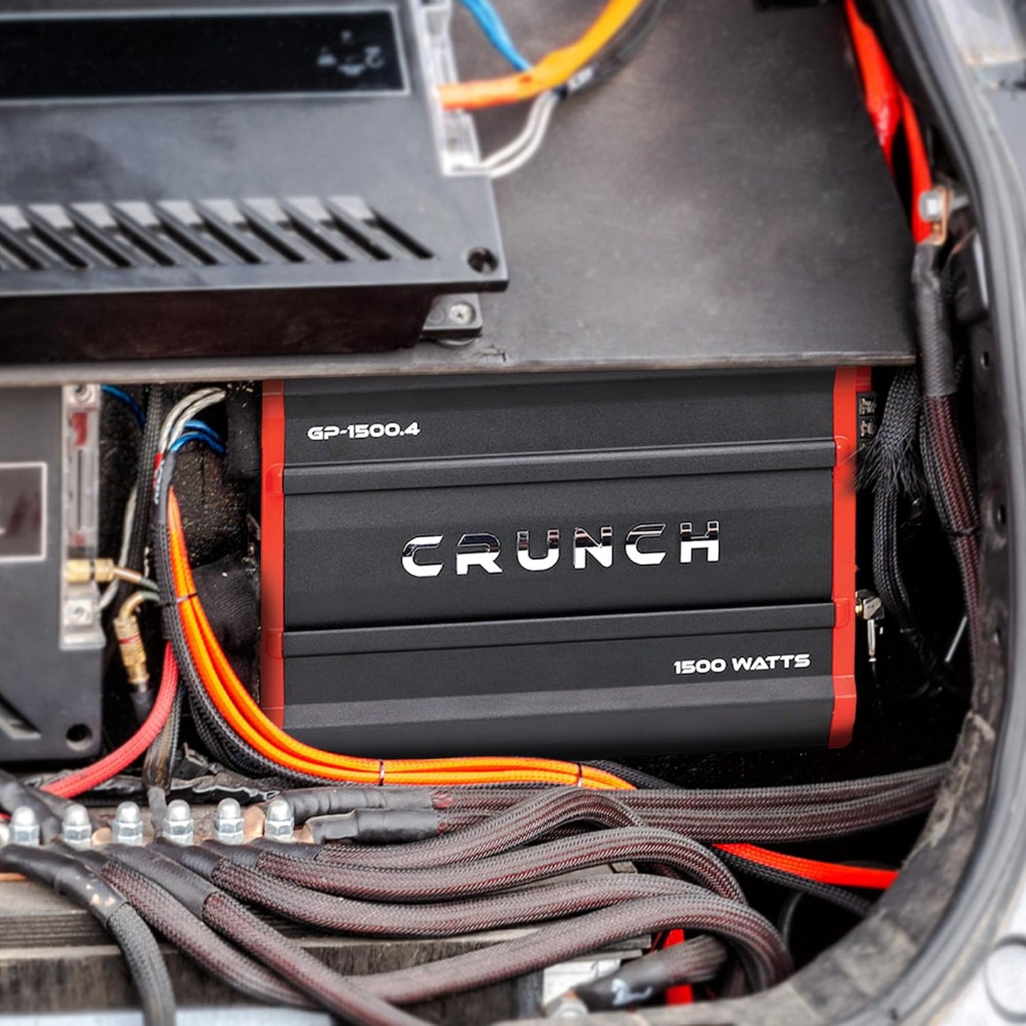 Crunch Ground Pounder GP - 1500.4 1500 Watt 4 Channel Amplifier - electronicsexpo.com - Amplifiers