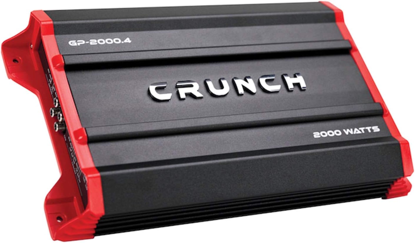 Crunch Ground Pounder GP - 2000.4 1500 Watt 4 Channel Amplifier - electronicsexpo.com - Amplifiers