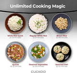 Cuckoo CR - 0375F Micom Small Rice Cooker with 10 Menu Options - electronicsexpo.com - Rice Cookers