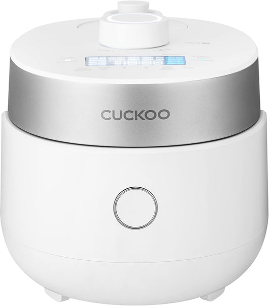 Cuckoo CRP - MHTR0309F 3 - Cup Induction Rice Cooker, Twin Pressure, 15 Modes, Voice Guide, Auto Clean (White) - electronicsexpo.com - Rice Cookers