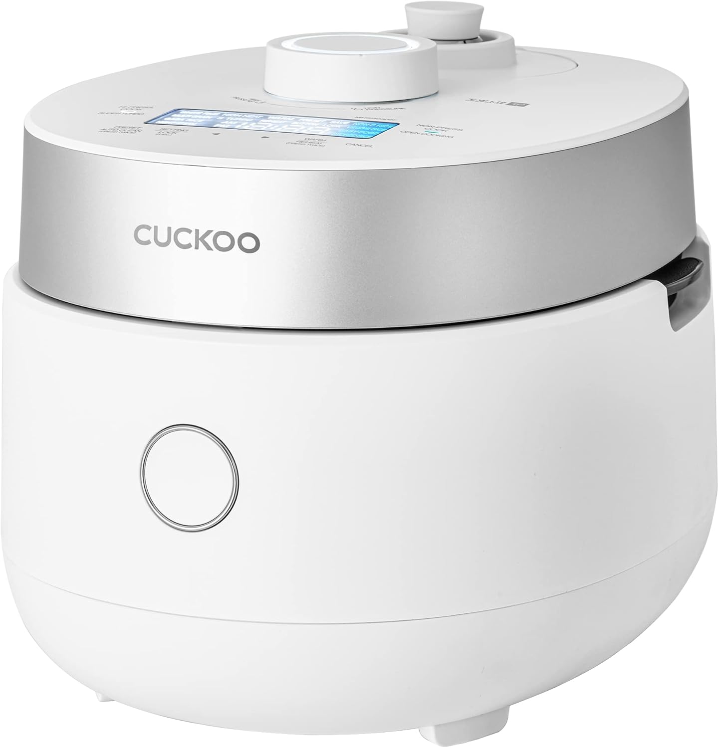 Cuckoo CRP - MHTR0309F 3 - Cup Induction Rice Cooker, Twin Pressure, 15 Modes, Voice Guide, Auto Clean (White) - electronicsexpo.com - Rice Cookers