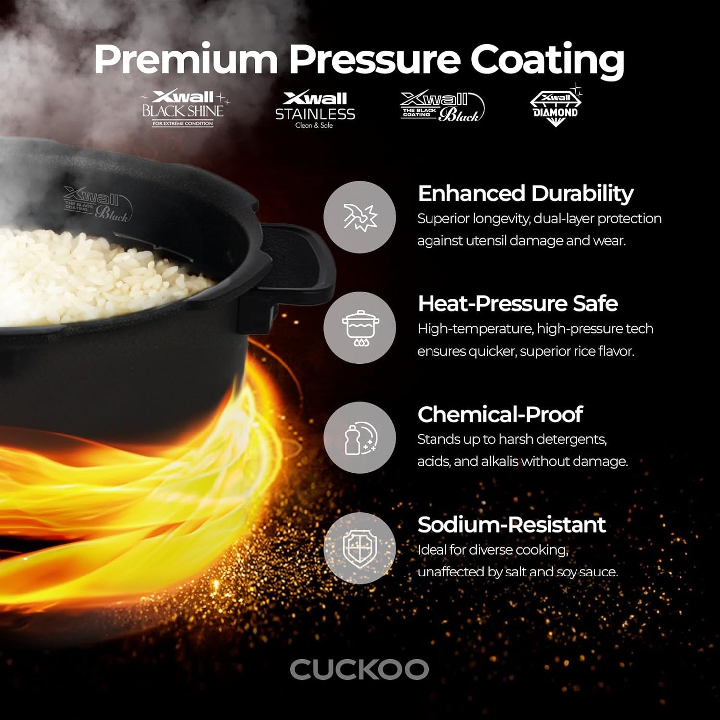 Cuckoo High 6 Cup Electric Heating Pressure Rice Cooker & Warmer - electronicsexpo.com - Rice Cookers