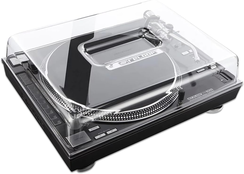Decksaver DS - PC - RPTURNTABLE Impact Resistant Polycarbonate Cover for Reloop RP - 8000 and RP - 7000 Turntables - electronicsexpo.com - Pro Audio Accessories