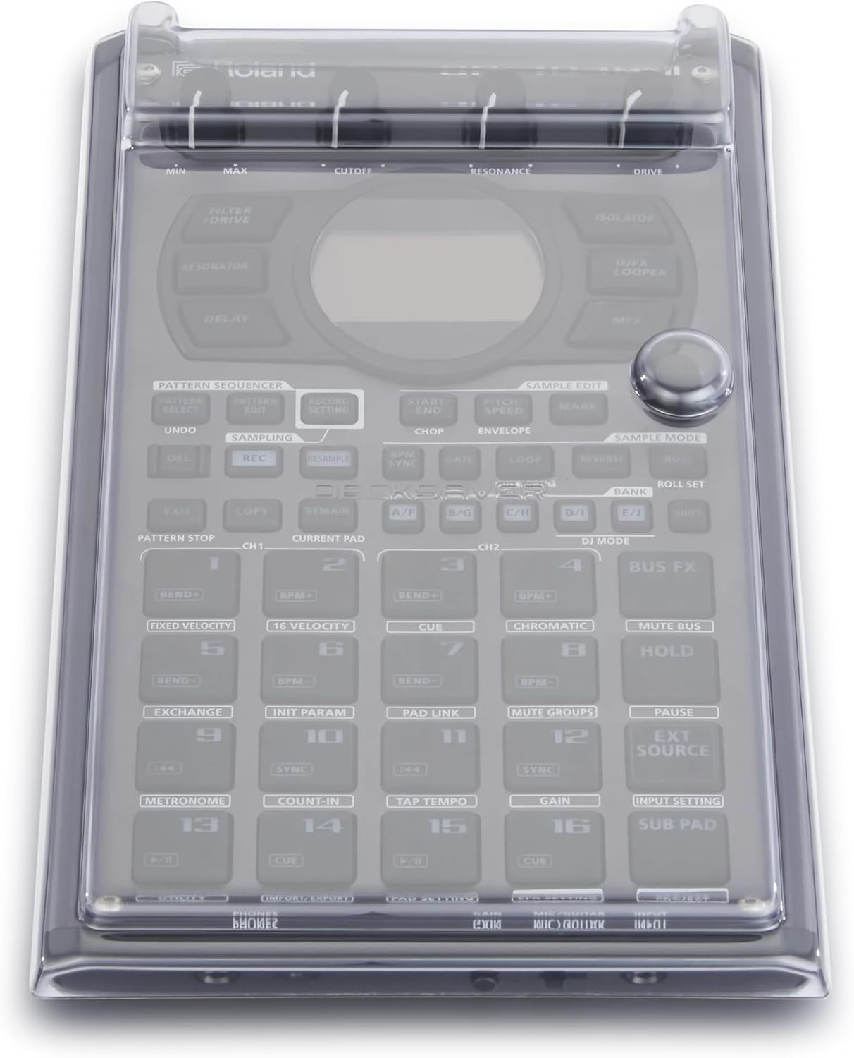 Decksaver DS - PC - SP404MK2 Polycarbonate Cover Compatible with Roland SP - 404MK2 - electronicsexpo.com - Pro Audio Accessories