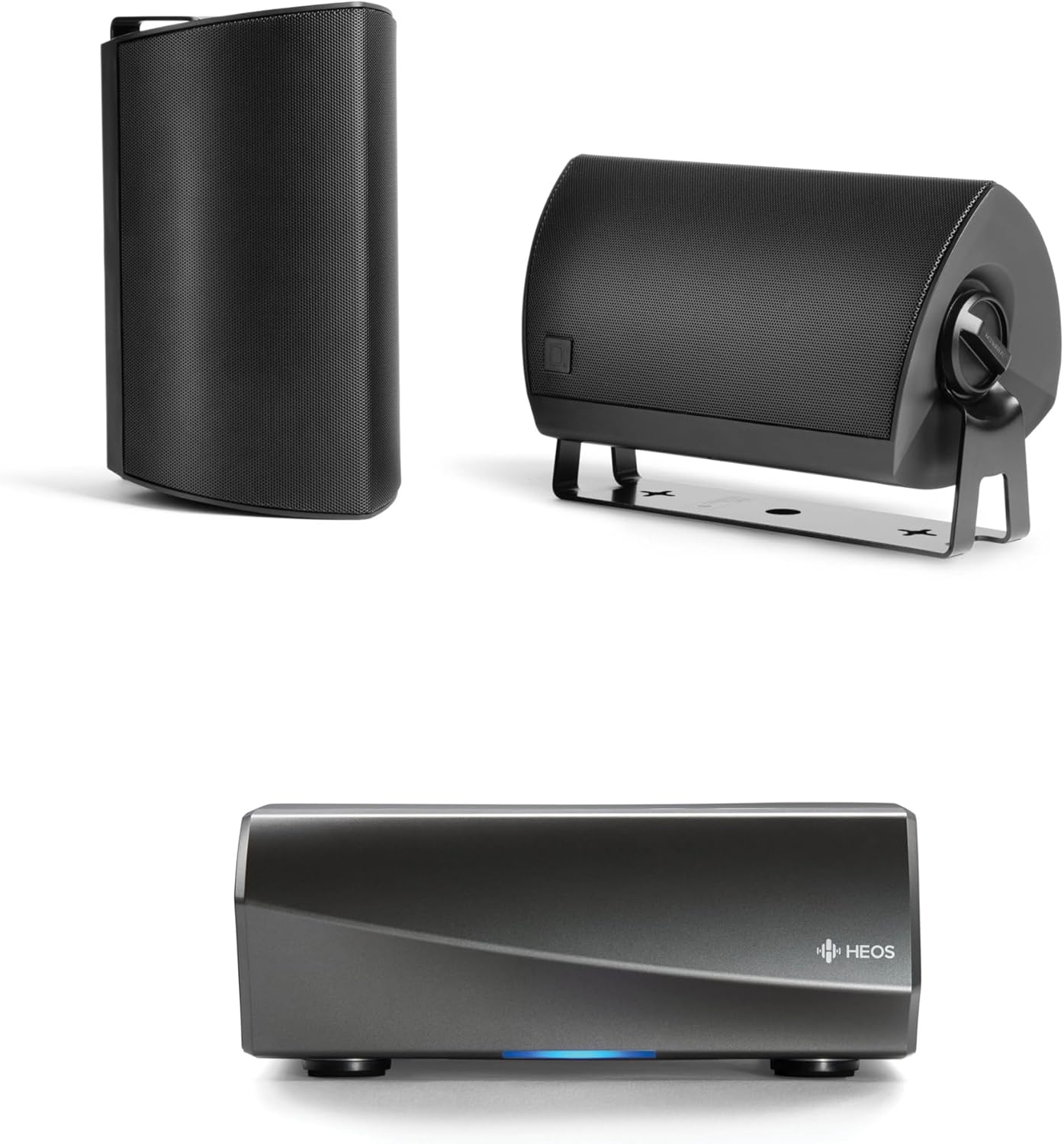 Definitive Technology AW - 450 All - Weather Outdoor Speakers (Black, Pair) with 4.5” Woofer, 1” Tweeter & Passive Bass Radiator (Bundle) - electronicsexpo.com - Outdoor Speakers