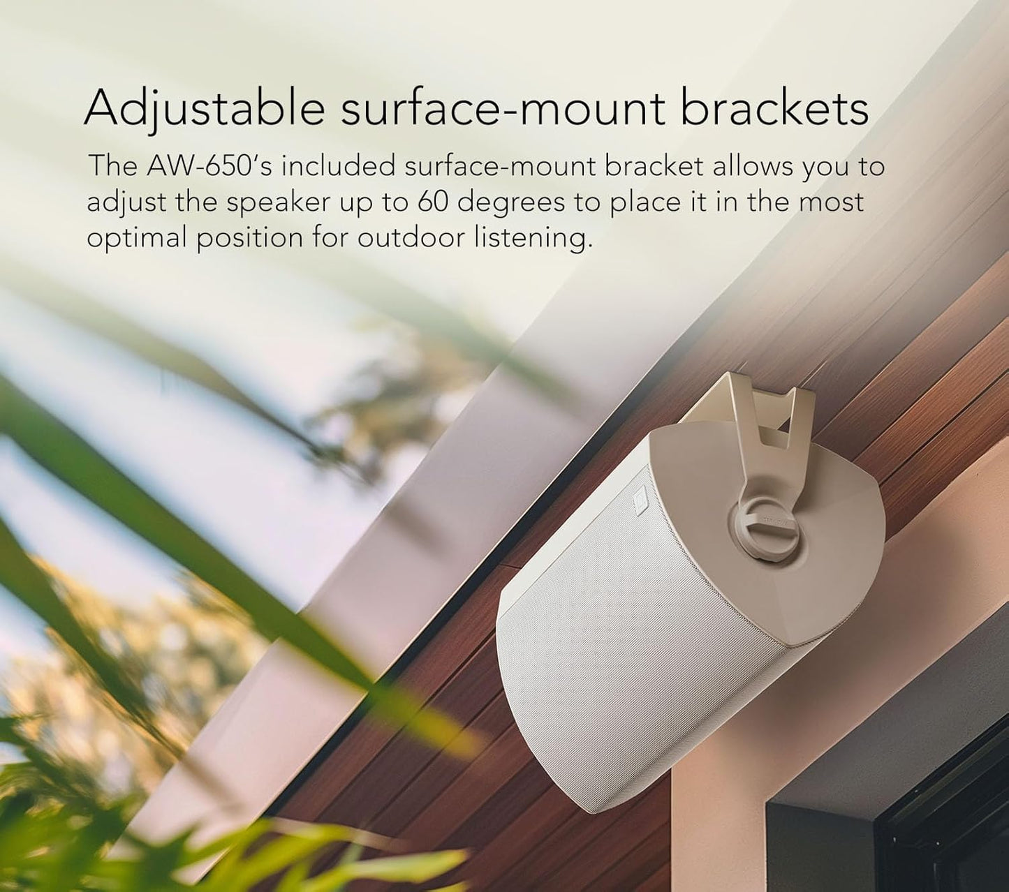 Definitive Technology AW - 650 All - Weather Outdoor Speakers (White, Pair) with 6.5” Woofer, 1” Tweeter & Passive Bass Radiator + Denon HEOS Hi - Res Wireless Streaming Amplifier for High - Fidelity Sound (Bundle) - electronicsexpo.com - Outdoor Speakers