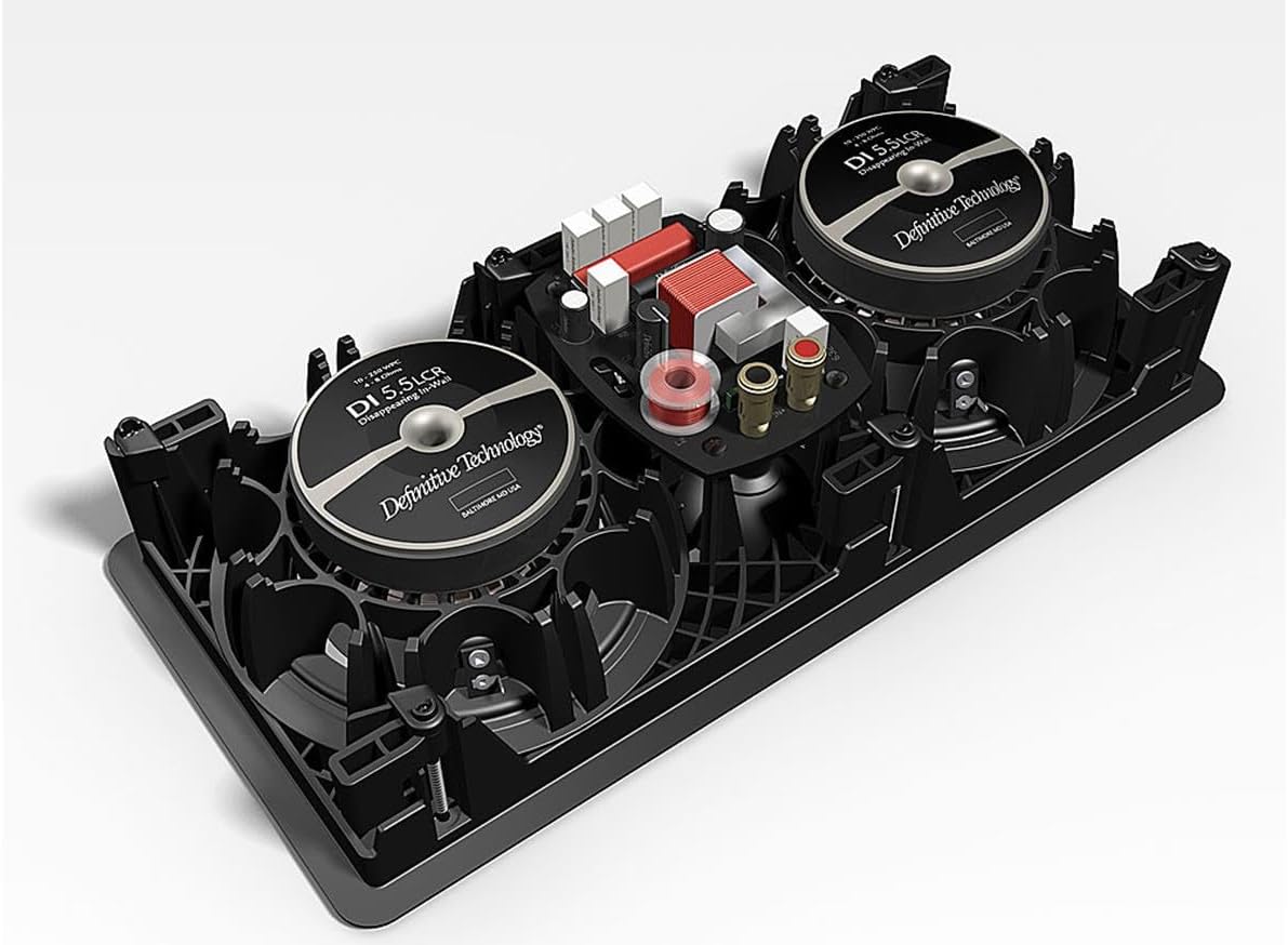 Definitive Technology DI 5.5LCR Disappearing In - Wall Series Dual 5.25" L/C/R Loudspeakers (2 Speaker Bundle) - electronicsexpo.com - In Ceiling In Wall Speakers