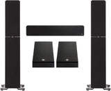 Definitive Technology Dymension 5 Channel - Bundle with (2) DM40 Towers, (1) DM20 Center Channel, and (1 Pair) DM95 Rear Speakers - electronicsexpo.com - Home Theater Systems & Packages