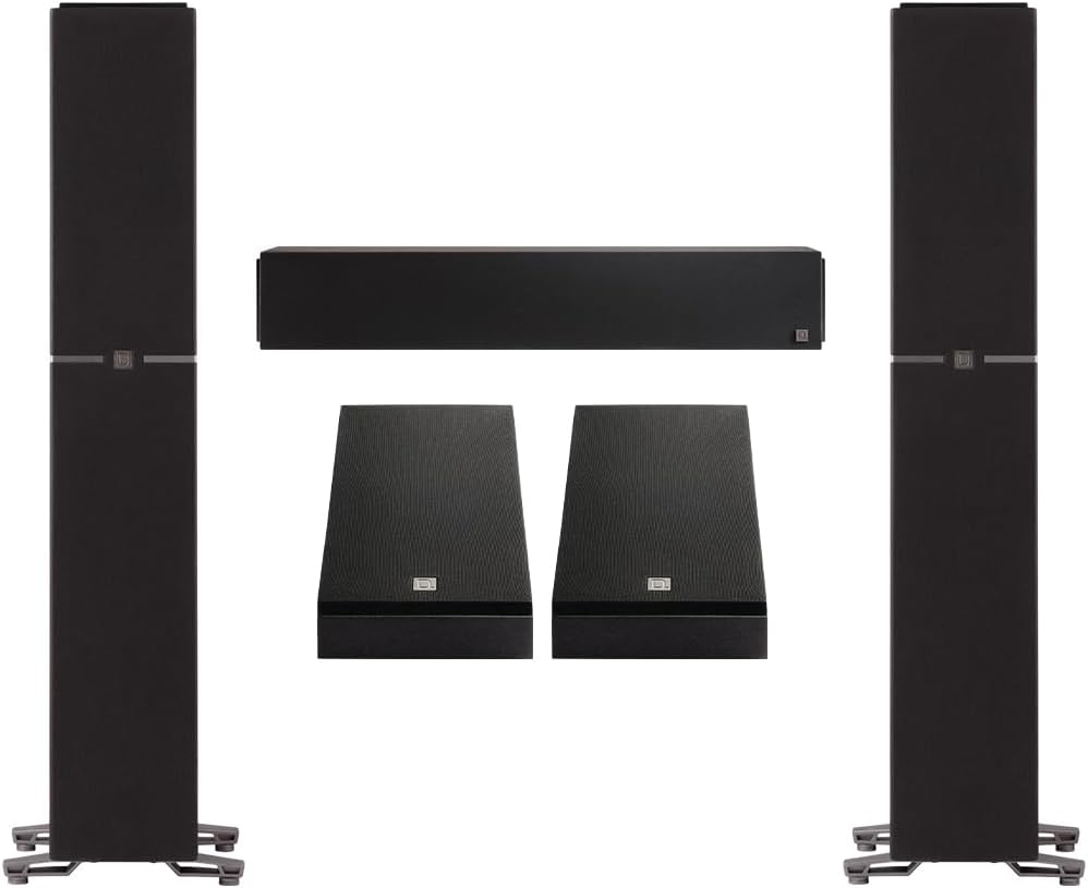 Definitive Technology Dymension 5 Channel - Bundle with (2) DM40 Towers, (1) DM20 Center Channel, and (1 Pair) DM95 Rear Speakers - electronicsexpo.com - Home Theater Systems & Packages