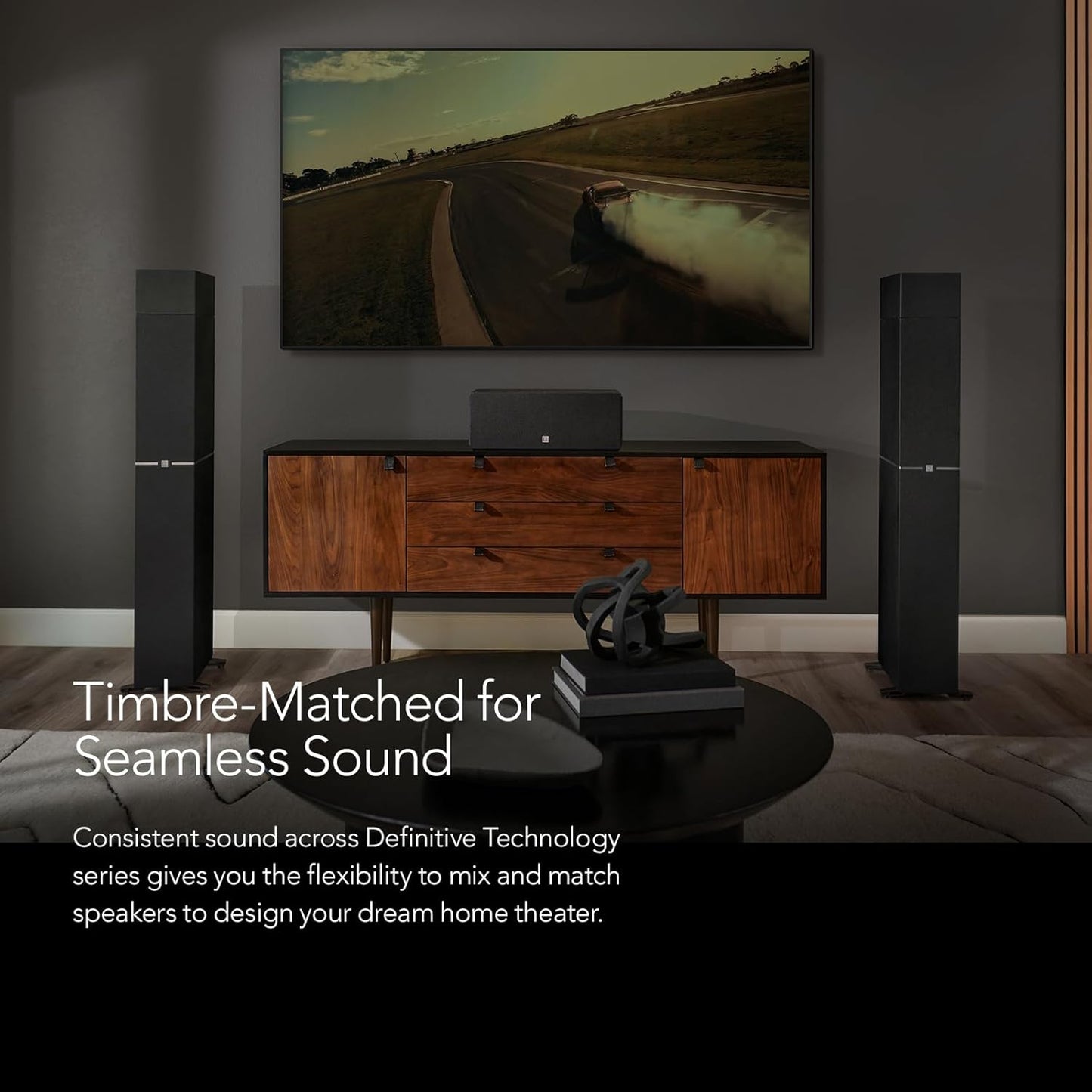 Definitive Technology Dymension 5 - Channel Surround Sound System - Bundle with (2) DM60 Towers, (1) DM20 Center Channel, and (2) DM95 Rear Speakers (Bundle) - electronicsexpo.com - Home Theater Systems & Packages