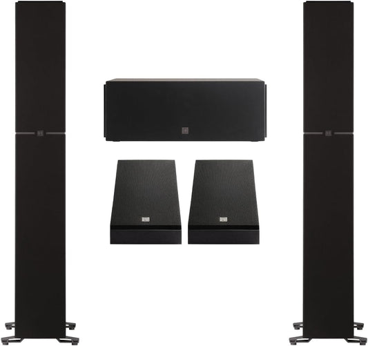 Definitive Technology Dymension 5 Channel Surround Sound System - Bundle with (2) DM80 Towers, (1) DM10 Center Channel, and (2) DM95 Rear Speakers - electronicsexpo.com - 