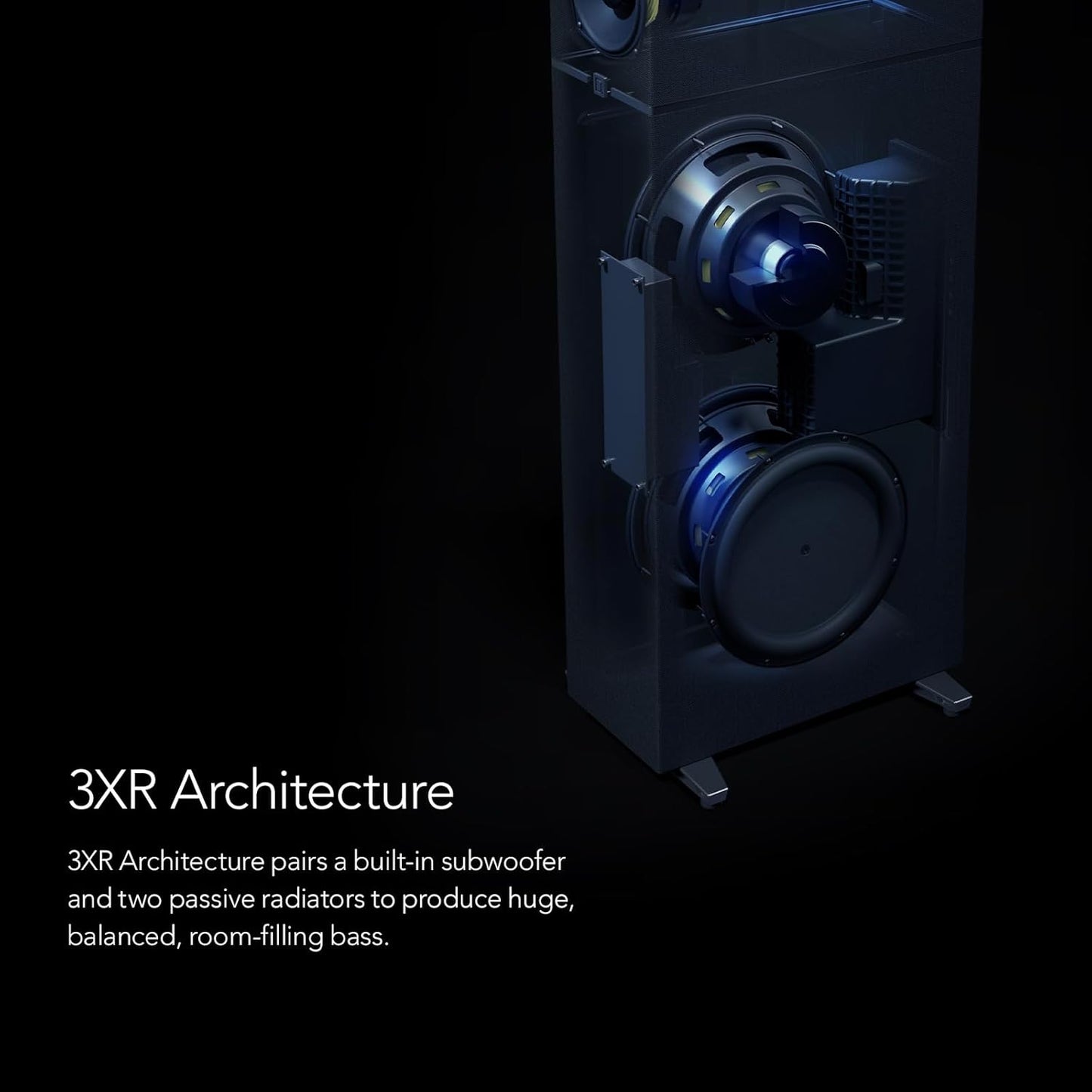 Definitive Technology Dymension 5 Channel Surround Sound System - Bundle with (2) DM80 Towers, (1) DM10 Center Channel, and (2) DM95 Rear Speakers - electronicsexpo.com - 