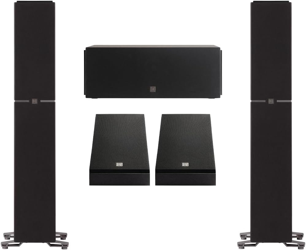 Definitive Technology Dymension 5 Channel Surround Sound System with (2) DM40 Towers, (1) DM10 Center Channel, and (2) DM95 Rear Speakers (Bundle) - electronicsexpo.com - Home Theater Systems & Packages