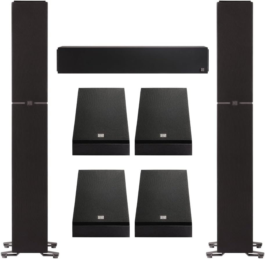 Definitive Technology Dymension 7 - Channel Surround Sound System - Bundle with (2) DM60 Towers, (1) DM20 Center Channel, and (4) DM95 Rear Speakers (Bundle) - electronicsexpo.com - Home Theater Systems & Packages