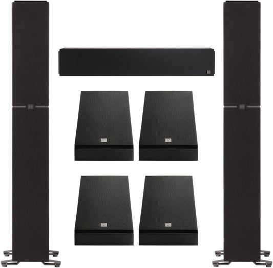Definitive Technology Dymension 7 - Channel Surround Sound System - Bundle with (2) DM60 Towers, (1) DM20 Center Channel, and (4) DM95 Rear Speakers (Bundle) - electronicsexpo.com - Home Theater Systems & Packages