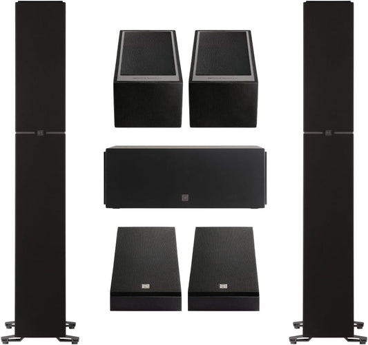 Definitive Technology Dymension Atmos Home Theater System - Bundle with (2) DM80 Towers, (1) DM10 Center Channel, (2) DM95 Rear Speakers and, (2) DM90 Atmos Speakers - electronicsexpo.com - 