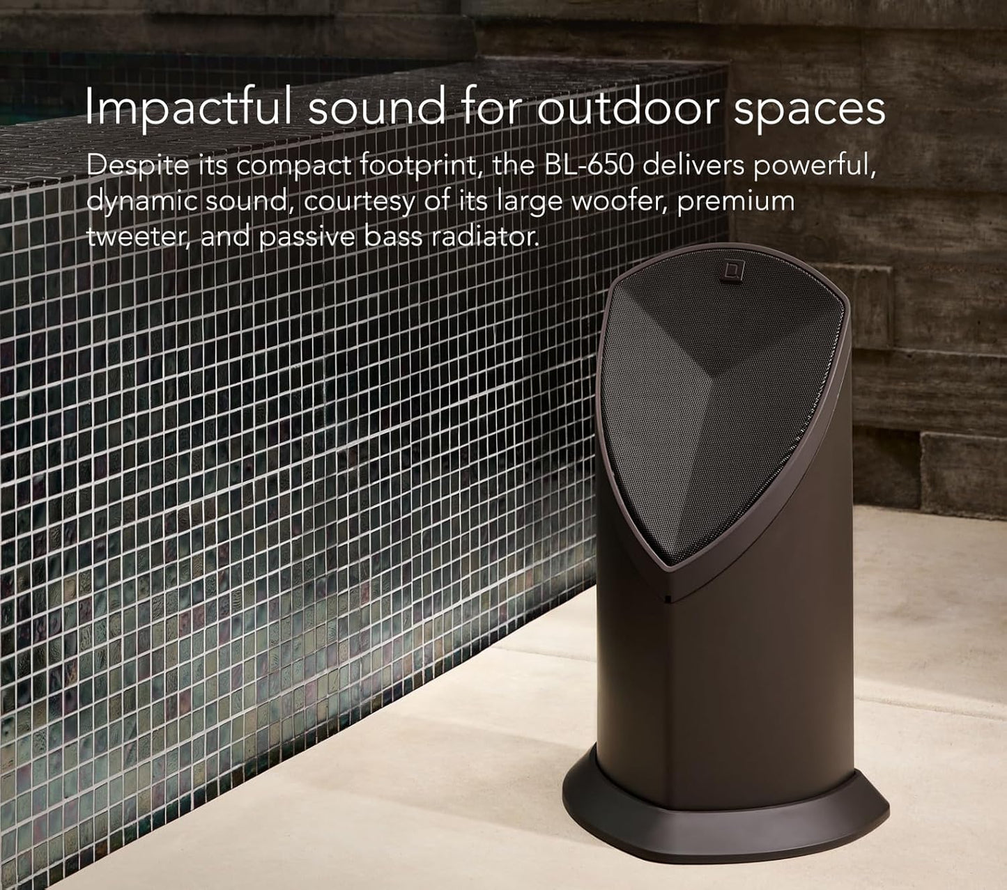Definitive Technology Dymension BL - 650 Passive 6.5" 2 - Way All - Weather Outdoor Bollard Speaker (Each) - electronicsexpo.com - Outdoor Speakers