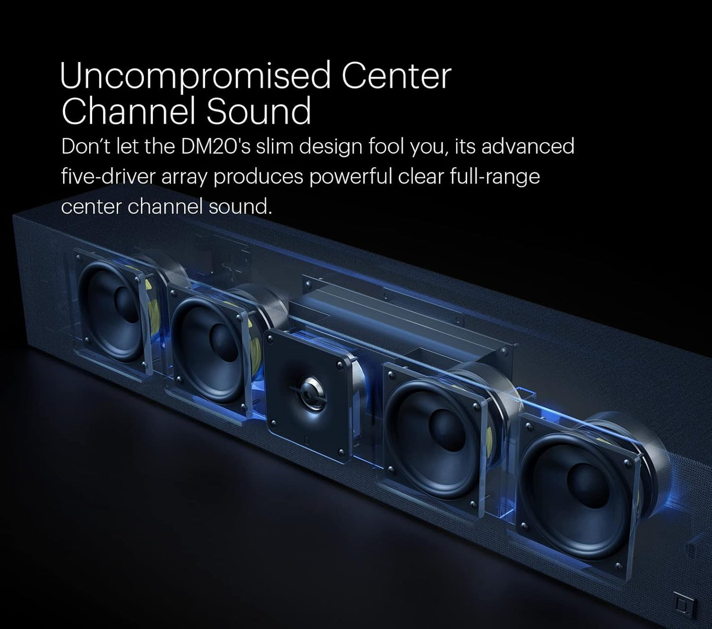 Definitive Technology Dymension DM20 Slim Center Channel Speaker - electronicsexpo.com - Center Channel Speaker