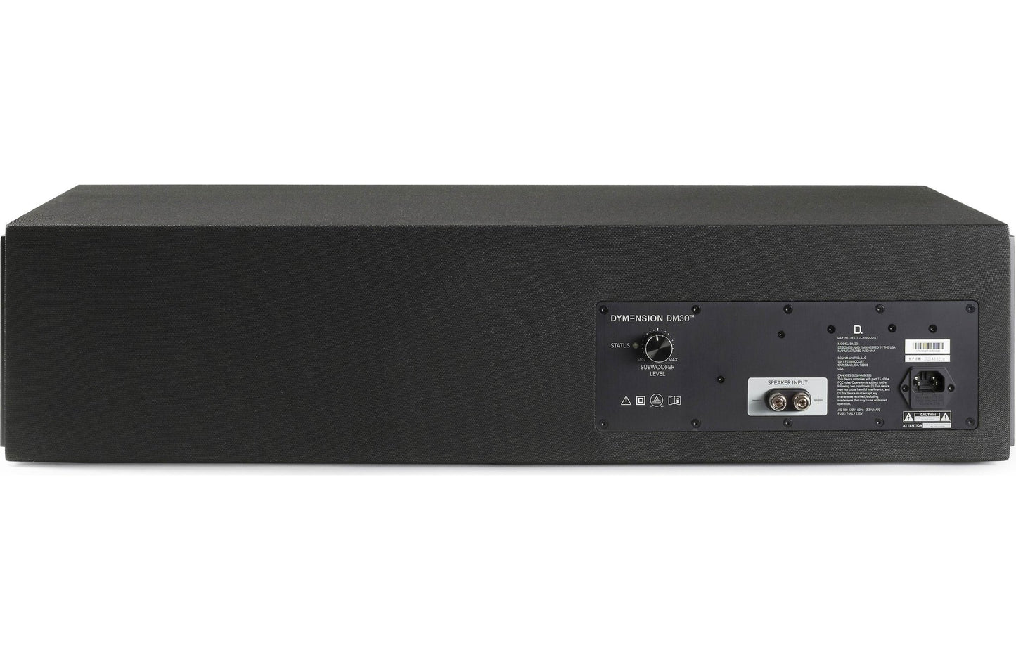 Definitive Technology Dymension DM30 Center Channel Speaker with Built - In 8" Powered Subwoofer - electronicsexpo.com - Center Channel Speaker